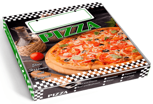 9" Claycoated Pizza Box ARTISAN GREEN (WHOLESALE)