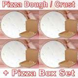 11" Round PREMIUM Pizza Dough & Corrugated Box Set - RETAIL