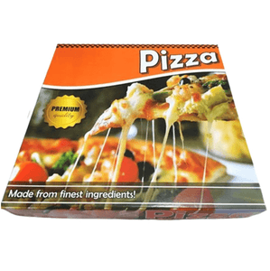 10" Claycoated Pizza Box DELI ORANGE (WHOLESALE)
