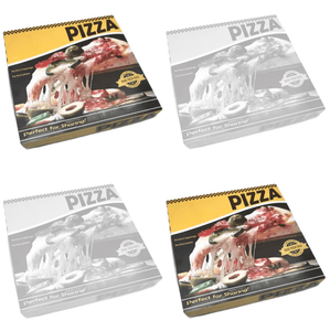 10" Claycoated Pizza Box F&H YELLOW (WHOLESALE)