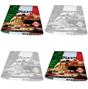 11" Claycoated Pizza Box ITALIAN STYLE